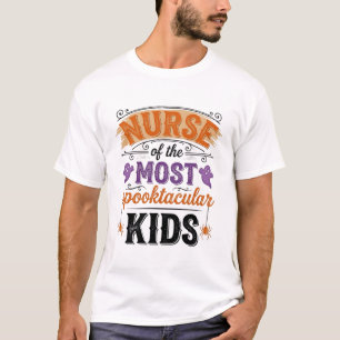 Halloween Verpleegster Spooktacular Kids Vintage O T-shirt