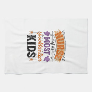 Halloween Verpleegster Spooktacular Kids Vintage O Theedoek