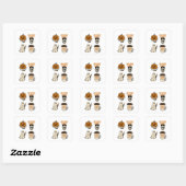 Halloween-verpleegster-stickerpakket – 5 ontwerpen vierkante sticker (Vel)