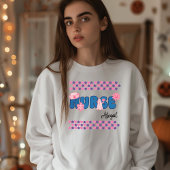 Halloween verpleegster sweatshirt met naam