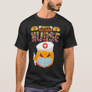 Halloween verpleegster verzorgende verpleegster po t-shirt