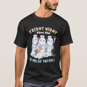 Halloween verpleegster verzorging Schattige gezond T-shirt