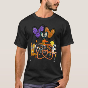 Halloween verpleegster verzorging Schattige gezond T-shirt
