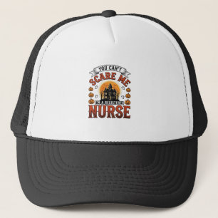 Halloween Verpleegster Vintage Griezelige Geregist Trucker Pet