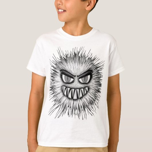 Halloween Verschrikkelijk Monster T-shirt (Voorkant)