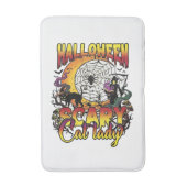 Halloween Verschrikkelijke Kat Dame Grim Reaper Ma Badmat (Voorkant Verticaal)