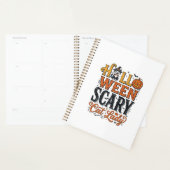 Halloween Verschrikkelijke Kat Dame Vintage Kat Sh Planner (Display)