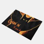Halloween Verschrikkelijke Kat Deurmat (Schuin)