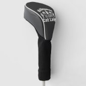 Halloween Verschrikkelijke Kat Vrouw_1 Golfheadcover (Schuin)