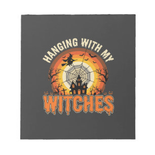 Halloween versieren met mijn heksen spookhuis notitieblok