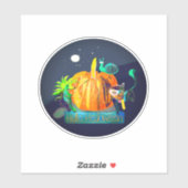  Halloween Vibe — Pumpkin Whispers & Animals Sticker (Vel)