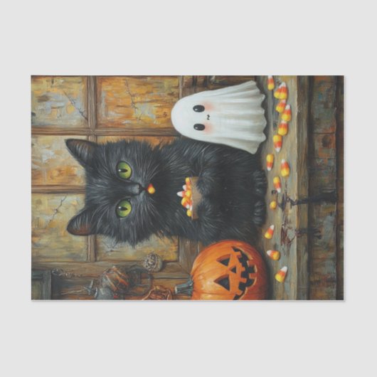 Halloween Vibes1 Tissuepapier (Voorkant)