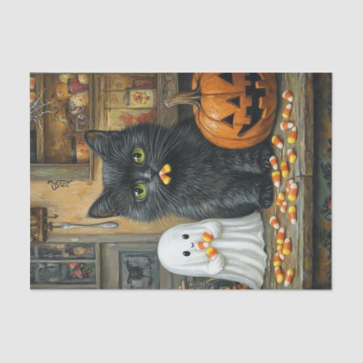 Halloween vibes2 tissuepapier (Voorkant)