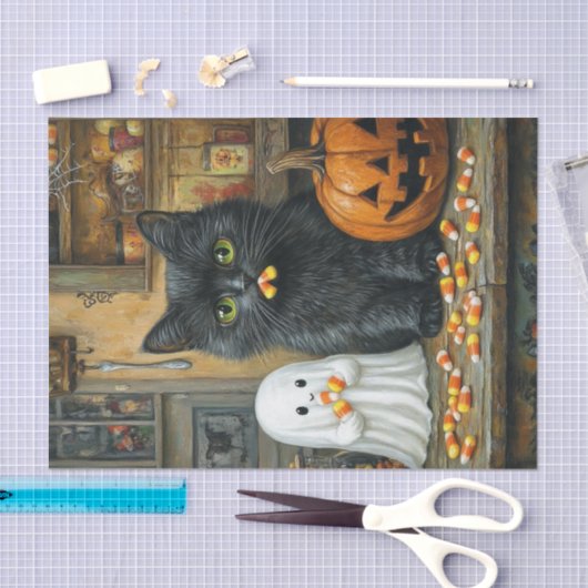 Halloween vibes2 tissuepapier (Craft)
