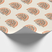 Halloween Vibes Boho Rainbow Herfst Halloween Cadeaupapier (Hoek)