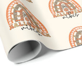 Halloween Vibes Boho Rainbow Herfst Halloween Cadeaupapier (Rol Hoek)