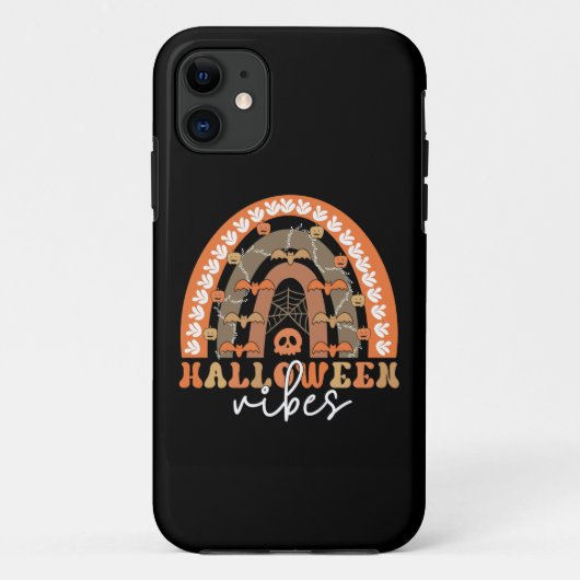 Halloween Vibes Boho Rainbow Herfst Spooky Case-Mate iPhone Case (Achterkant)
