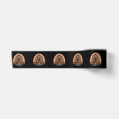 Halloween Vibes Boho Rainbow Herfst Spooky Satijnen Lint (Voorkant)