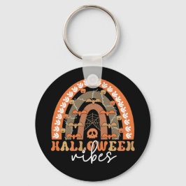Halloween Vibes Boho Rainbow Herfst Spooky Sleutelhanger