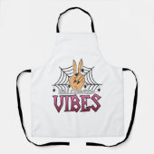 Halloween Vibes, Halloween, eng, kostuum Schort (Voorkant)