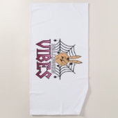 Halloween Vibes, Halloween, eng, kostuum Strandlaken (Voorkant)