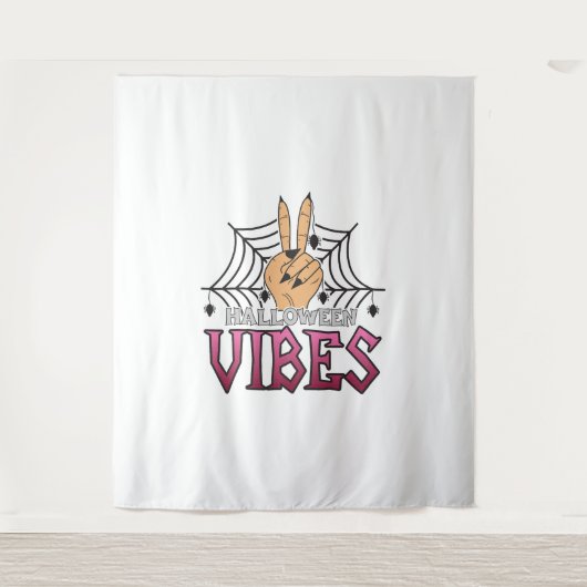 Halloween Vibes, Halloween, eng, kostuum Wandkleed (Voorkant)