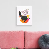 Halloween Vibes • Hocus Pocus Canvas Afdruk (Insitu (Woonkamer))