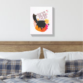 Halloween Vibes • Hocus Pocus Canvas Afdruk (Insitu (Slaapkamer))