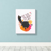 Halloween Vibes • Hocus Pocus Canvas Afdruk (Insitu (Houten vloer))