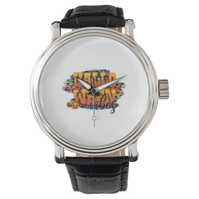 Halloween vibes horloge (Voorkant)