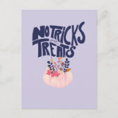 Halloween Vibes • No Tricks, just Treats Briefkaart (Voorkant)
