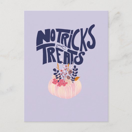 Halloween Vibes • No Tricks, just Treats Briefkaart (Voorkant)
