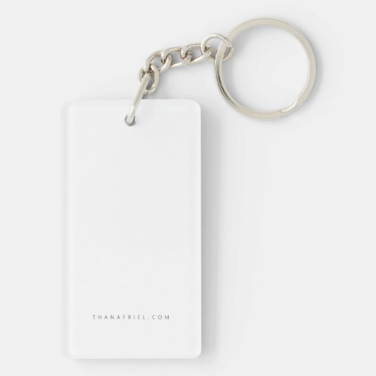 Halloween Vibes • No Tricks, just Treats Sleutelhanger (achterkant)