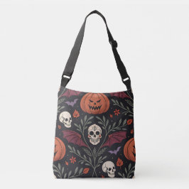 Halloween Vibes Pattern Crossbody Tas