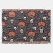 Halloween Vibes Pattern Deken (Voorkant)