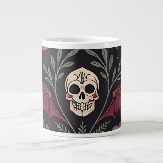 Halloween Vibes Pattern Grote Koffiekop (Voorkant)