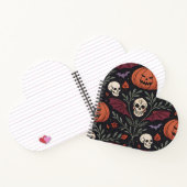 Halloween Vibes Pattern Notitieboek (Binnen)