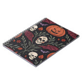 Halloween Vibes Pattern Notitieboek (Linkerzijde)