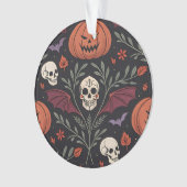 Halloween Vibes Pattern Ornament (voorkant)