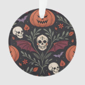 Halloween Vibes Pattern Ornament (voorkant)
