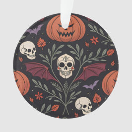 Halloween Vibes Pattern Ornament