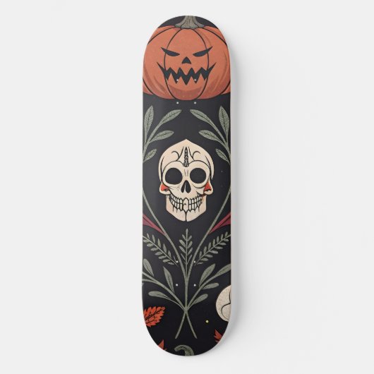 Halloween Vibes Pattern Persoonlijk Skateboard (Voorkant)