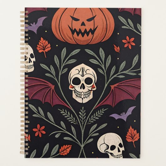 Halloween Vibes Pattern Planner (Voorkant)