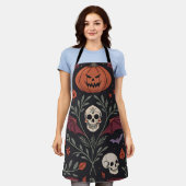 Halloween Vibes Pattern Schort (Gedragen)