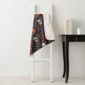 Halloween Vibes Pattern Sherpa Deken (In situ)