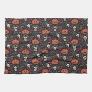 Halloween Vibes Pattern Theedoek