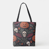 Halloween Vibes Pattern Tote Bag (Achterkant)