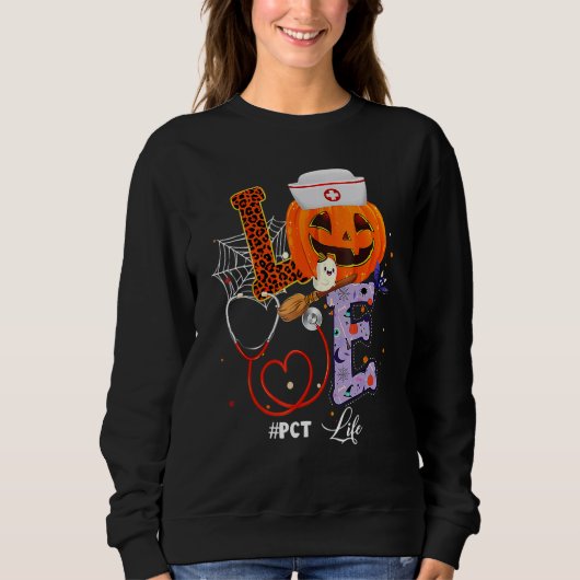 Halloween vibes PCT Life Pumpkin Nurse Outfit for  Trui (Voorkant)