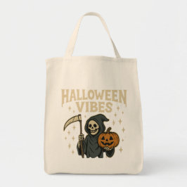 Halloween Vibes Reaper Canvas tas