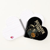 Halloween Vibes Reaper - Zwarte Spiraal Notitieboek (Binnen)